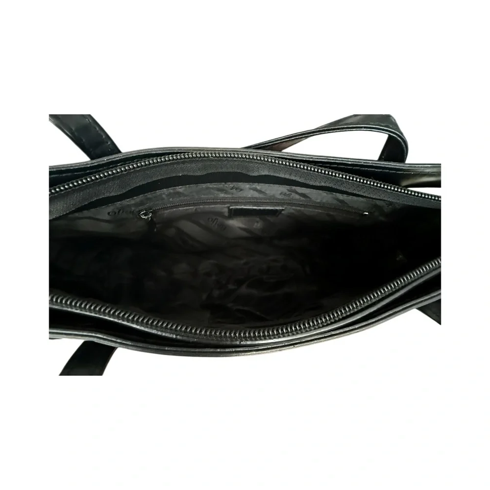 Beijo London Paris New York Vintage Y2K Uptown Black Patent Shoulder Bag - Picture 10 of 13